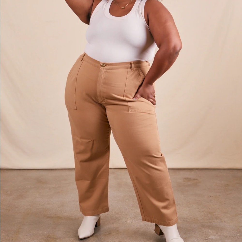 Big bud press work pants sz L in tan